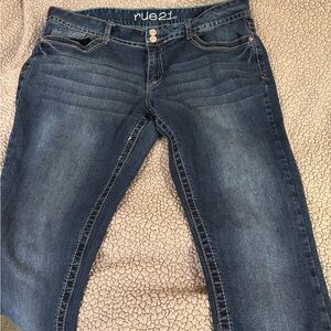 Rue21 Women's Dark Blue Skinny Jeans